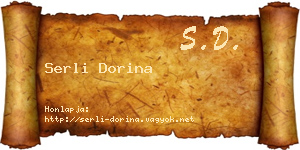 Serli Dorina névjegykártya
